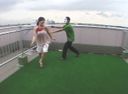 Full chin tag in the open air, if caught, masturbation and rubbing sentence (2)