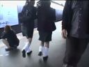 【J〇ちかん】２人の制服J〇を車内でめちゃめちゃに！？