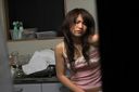 TD-0350 Kitchen Masturbation Of A Beautiful Woman In Underwear