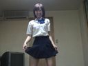 【Amateur Uniform Cosplay Dance】Aoi 20 years old Cute dance while swaying small B cup [ODD001-1]