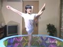 【Wet & Messy】스미레 19세 체조복 차림으로 보여주면서 Y자 밸런스! [WET002-3] 크랙
