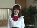 [Wet & Messy] Kana 20 years old first show off for the second time! Beautiful big spilled out of maid clothes! [WET003-6]
