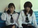 【Wet & Messy】Nana Miyaji & Kasumi Kobayashi Get wet in sailor suits! You can see your through your pants! [WET004-1]