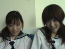 【Wet & Messy】Nana Miyaji & Kasumi Kobayashi Get wet in sailor suits! You can see your through your pants! [WET004-1]