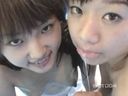 【Wet & Messy】Nana Miyachi & Kasumi Kobayashi Lesbian play covered in lotion! At the end, serve Ji ● Port together! [WET004-4]