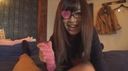 [Personal shooting] Shooting a large amount in the mouth with a × glasses! 20-year-old college student who appeared secretly to her boyfriend [uncut unedited]
