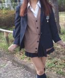 【Personal shooting】Stupid egg! Panchira to pick up at the back gate of the school (laughs) video