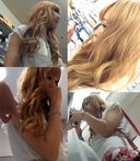 Super miniskirt blonde fierce kawa hostess stealing panchira ○ sticky upside down shooting