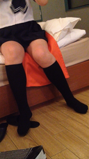 【Complete personal shooting】Mature woman saffle cosplay socks change fetish