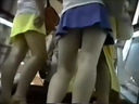 Cute two-person miniskirt panchira ☆
