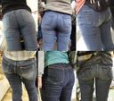 【Mom-san】Carefully selected jeans butt soaked with housewife's smell