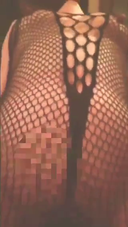 [Amateur] Perforated fishnet tights, oily underbelly.