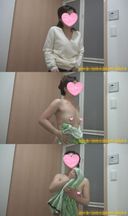 【Change of clothes】Noticed the camera!? Beautiful wife who has started to ripen nicely with big breasts -103, 104th-