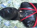 Convulsive Fainting Rubber Bondage III Gas Mask and Full Body Rubber Suit