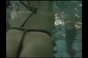 【個人撮影】可愛いスク水の女子を隠し撮り！プールの中で●しまくり 水中映像