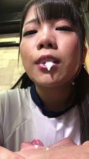 [Vertical video] With dessert properly! Sweeten yogurt in your mouth before transferring ♪ it to your mouth Kanon(3) FETK00452