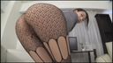 [Black pattern pantyhose × career woman] Add a thick and don pull masturbation! !! Even the demon who is usually juniors When she gets home, she's just a frustrated throaty!