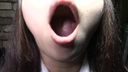 [* 超珍貴 J ● 口頭觀察] 長舌頭黑毛 J ● Yuka-chan 舌頭厚度 唾液的溫暖量，觀察唾液粘稠和個人拍攝！ KITR00019