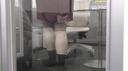 【Smoking area】Hidden photo of panchira of plump gal in tight skirt.