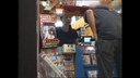 【Hidden shooting】Erotic video store new part-time girl provides erotic saddle service behind the erotic shelf with erotic customers