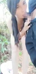 [Outdoor SEX] Outdoor Sexing Work in which a super cute fair-skinned beauty with bowed hair & sailor costume is knocked down outside from a bright time