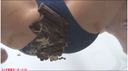 Messy video smearing chocolate on school swimsuit