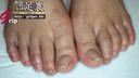민감한 발바닥과 손재주 발가락 Yuzu Shinohara의 23.5cm 능숙하게 움직이는 발바닥 발가락 클로즈업 감상