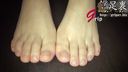 흑발 슬렌더 미인 OL 오츠카 리쿠의 24cm 다리 발바닥 발가락 감상 아카스리 & 자위