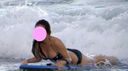 [スーパースロー映像] 夏の海 2018 (乳輪・乳首) part2