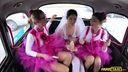 Fake Taxi - Hen party gets wild in Prague taxi