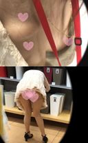 [Clerk's boob panchira (4)] Onee-san is fully visible! !! Super beautiful clerk like an idol