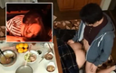 A frustrated beautiful wife fearlessly squeezes the dick of the man next to her in the kotatsu in front of her husband and processes her sexual desire!