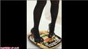 Sushi Crush Stomping on nigiri sushi and Big Mac with high heels