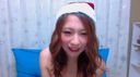 Merry clitoris! Naughty beauty big Santa shakes big while squirting masturbation is livestreamed!