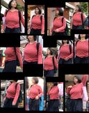 Complete lock-on of bloated clothed huge breasts OL!