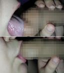 皮の中に舌を入れて舐める痴女・個人撮影