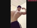 Muscle boys posing masturbation