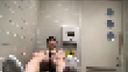 [Limited to < pieces> my private video] A handsome young man with a dark face masturbates in a public toilet in a hospital