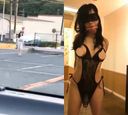 Smartphone shooting Neat and clean big breasts public officer changes personal shooting