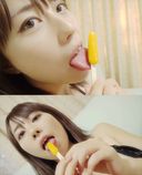 ☆ K model Minami-chan series (5) Stick ice cream licking Micro bikini (black) Imitate a and suck