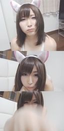 ☆ K model Haruka-chan series (8) Cat ears tail cotton bread (white) Nyan Nyan pose with cat ears