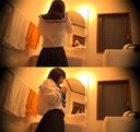 ☆ K1 (○ 6 years old) Yumika Tenant of a share house (9)-1 Secretly filming a change of clothes (dressing room) Super petite young face