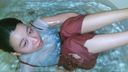 japanese girl underwater scene Breath hold swimsuit　Underwater Fetish 012