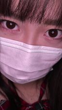 【Vertical Video】Mask J ● Eyes Hamper Mask J ● Erotic Side After Shaving Rear (2) KITR00098