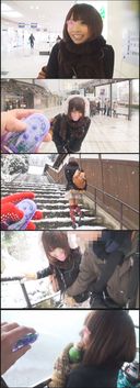 [Regional Gonzo] Yamagata local Miruku-chan is dressed in the snow! from a toy at an inn!