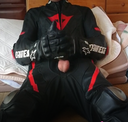 I masturbated with Dainese leather jumpsuits