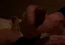 【個人撮影】　ピンクの炊事用ゴム手袋で手コキ　１
