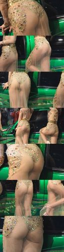 MP4 videos! Auto Salon 2019 NO-16 Intense shooting This is the famous see-through T-back daughters of the auto salon (2)