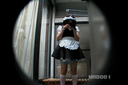 【Maid】Cosplay Made! Hidden camera ♪ with skirt flipping and everyone's reaction is cute ♡.