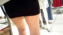 [Gal sister in black tight mini skirt sticks to pre-ass for 10 minutes] Black tight mini skirt and high heels! Pre-prigal ass with bare feet and beautiful legs ★ high heels!